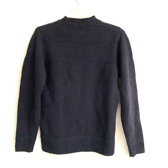 Taylor Stitch Ventana Sweater In Navy Merino Wool XS 36 Unisex NWT - Picture 12 of 15